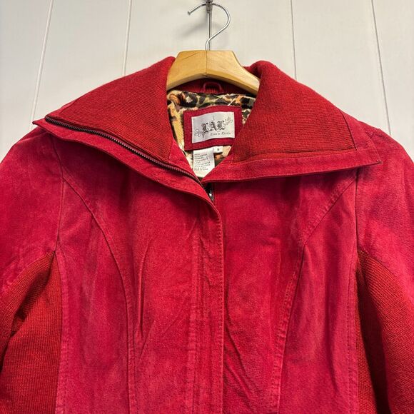 Live A Little Womens Quiet Luxury Mob Wife Suede Sweater Jacket Size S‎ Classic - Picture 8 of 8